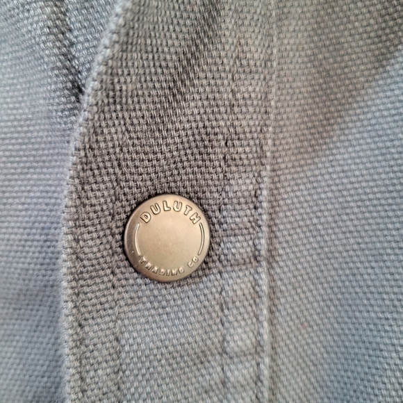 Duluth Original Firehose Heavy Cotton Shacket Men's Size Large Tall Workwear - Picture 11 of 13